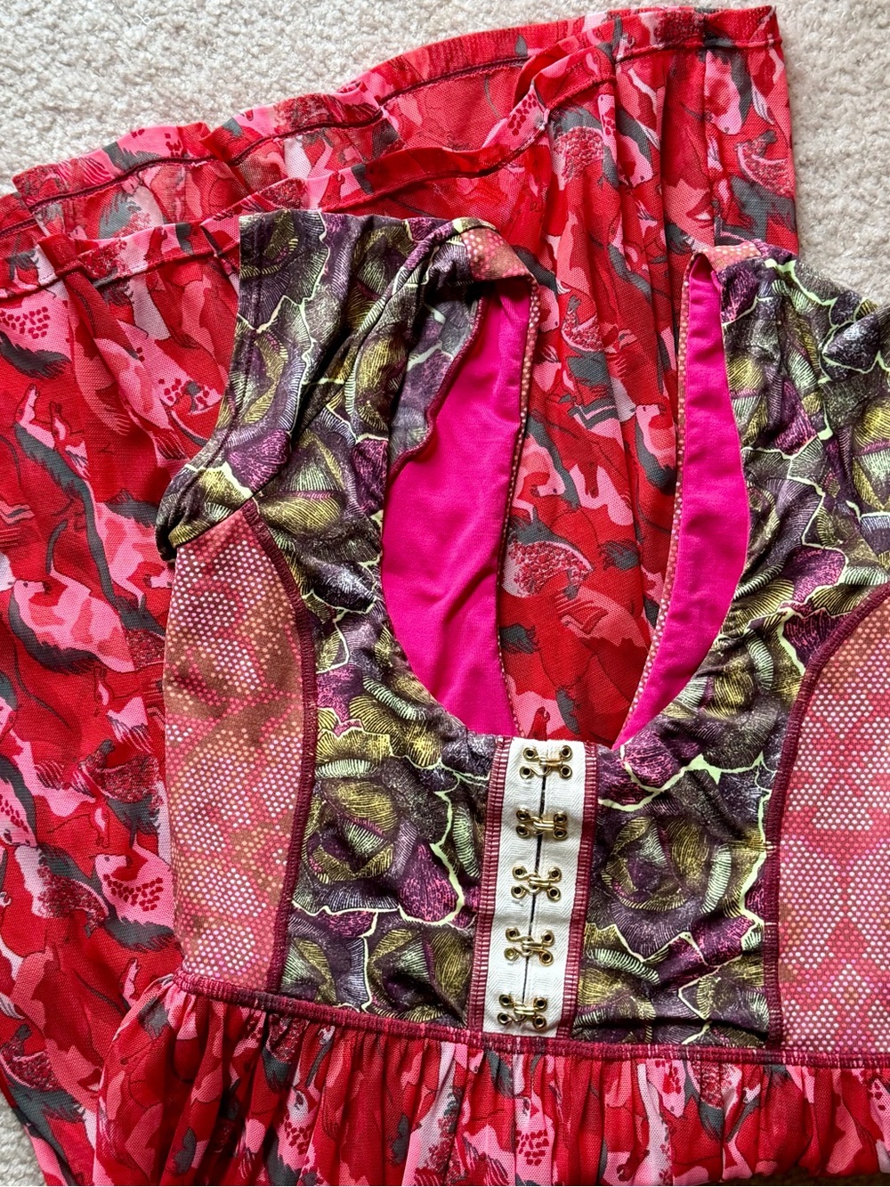 Maaji Horse Mustang Coverup Top Tunic size Medium